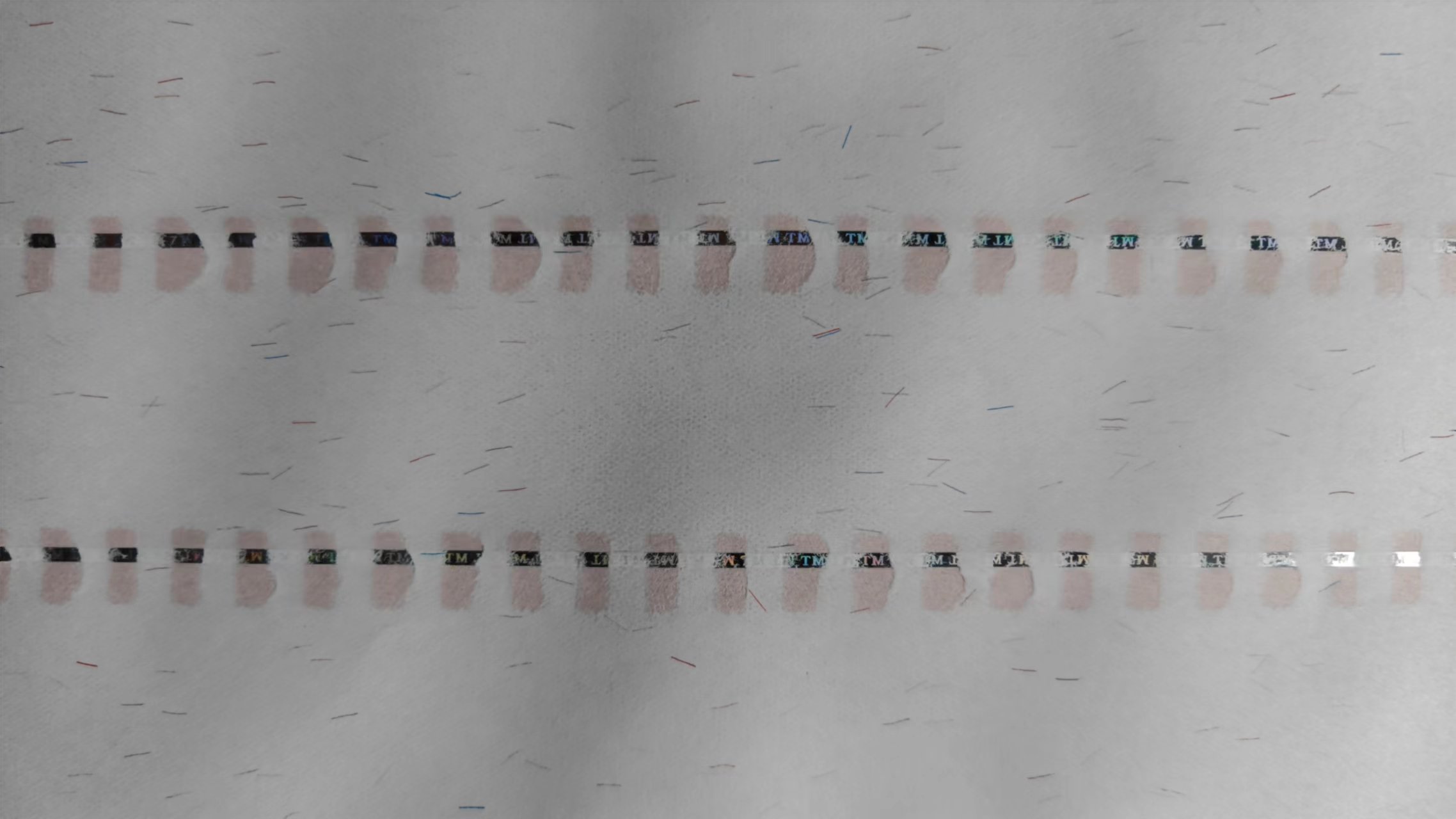 Security Paper with fibers